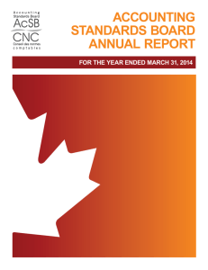 accounting standards board annual report