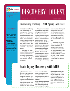 December Newsletter - National Institute for Learning Development