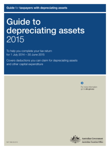 Guide to depreciating assets 2015