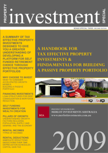 a handbook for tax effective property investment