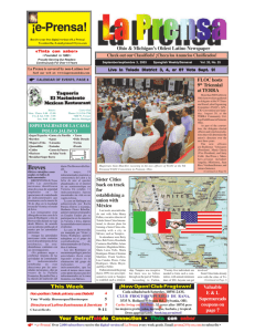 September 3, 2003 - Laprensa Newspaper