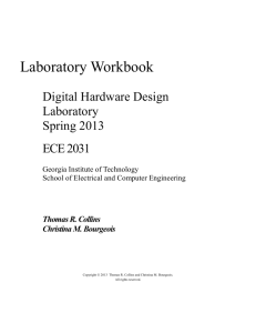 Laboratory Workbook - Digital Design Laboratory