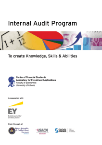 Internal Audit Program