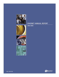 OHIONET ANNUAL REPORT