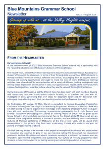 is attached here - Blue Mountains Grammar School