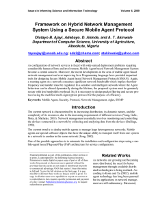 Framework on Hybrid Network Management System Using a Secure