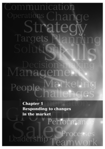 Sales Strategy sample - Thorogood Publishing