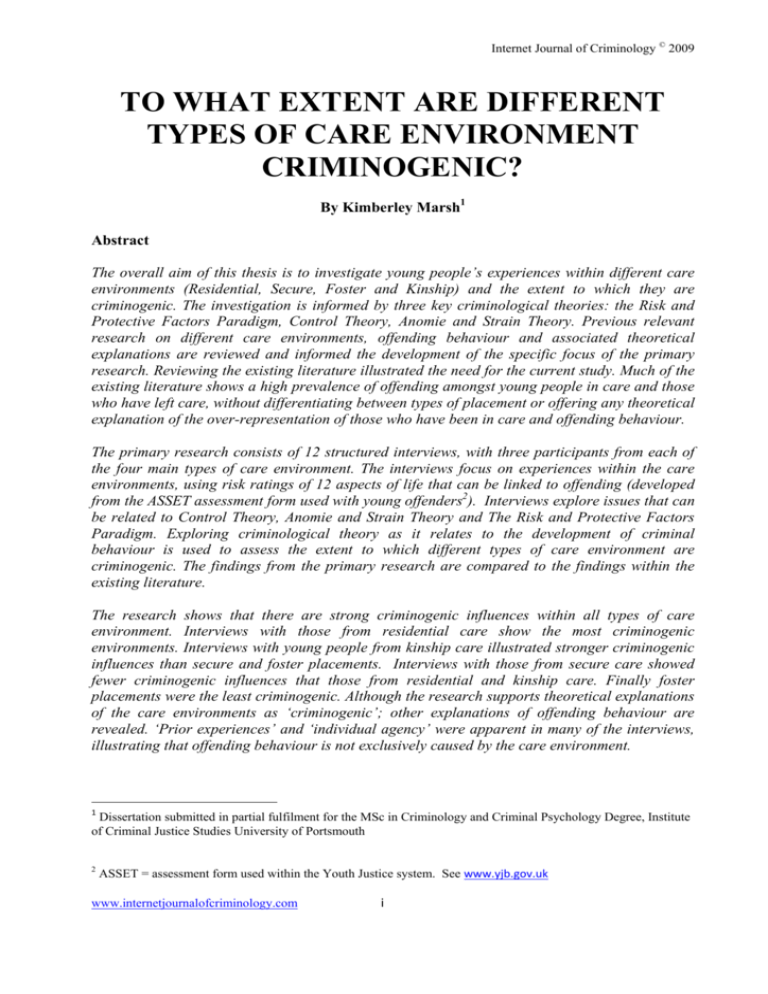 to-what-extent-are-different-types-of-care-environment-criminogenic