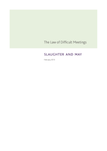 The Law of Difficult Meetings