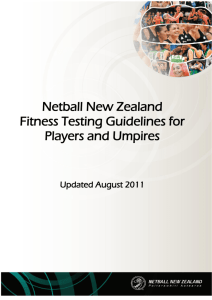 NNZ Fitness Testing Guidelines