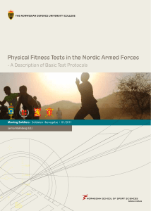 Physical Fitness Tests in the Nordic Armed Forces