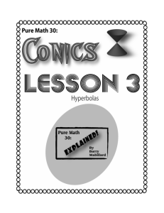 Conics Lesson 3 - Pure Math 30: Explained!