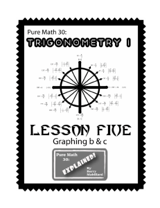 PM30 - Trigonometry Lesson 5
