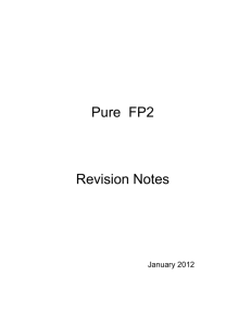 Pure FP2 Revision Notes