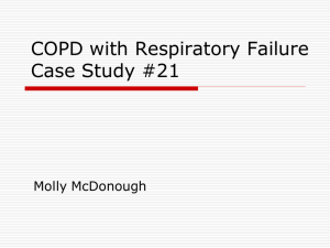 COPD with Respiratory Failure Case Study #21