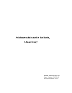 BASI Adolescent Scoliosis Research Paper