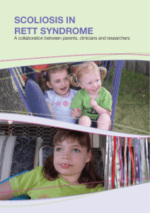 SCOLIOSIS IN RETT SYNDROME