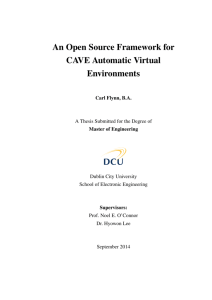 An Open Source Framework for CAVE Automatic - DORAS