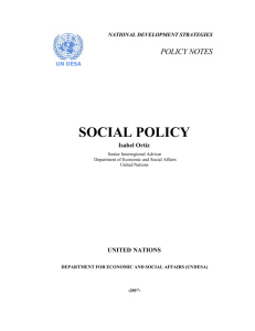 Social Policy Note Final