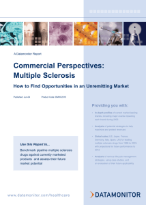 Commercial Perspectives: Multiple Sclerosis