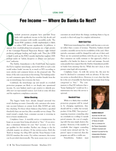 Fee Income — Where Do Banks Go Next?