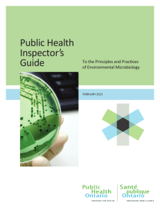 Public Health Inspector's Guide