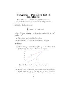 MA2E01: Problem Set 8 Solutions