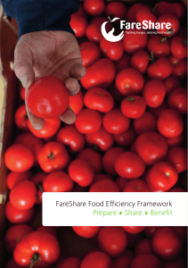 the FareShare Food Efficiency Framework