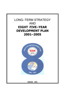 AND 8th FIVE YEAR DEVELOPMENT PLAN (2001