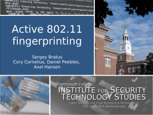 Active 802.11 fingerprinting