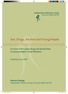 Sex, Drugs, Alcohol and Young People