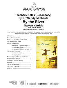 Teachers Notes (Secondary) by Dr Wendy Michaels