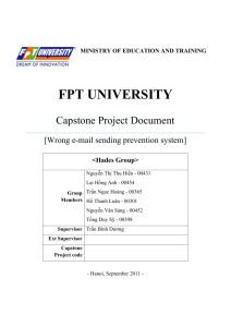 ministry of education and training fpt university