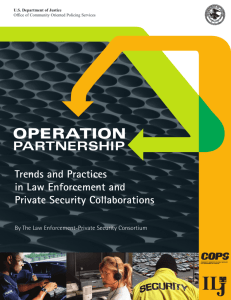 Trends and Practices in Law Enforcement and Private Security