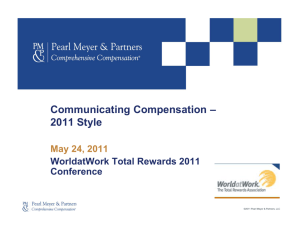 Communicating Compensation – 2011 Style