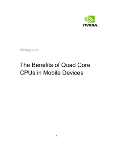 The Benefits of Quad Core CPUs in Mobile Devices