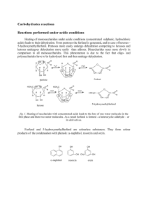 Carbohydrates reactions - Katedra i Zakład Chemii
