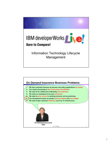 Information Technology Lifecycle Management