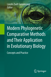 Chapter 2 Modern Phylogenetic Comparative Methods