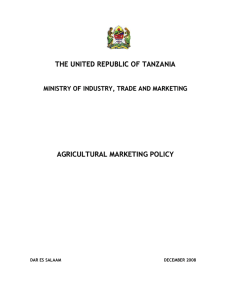 agricultural marketing policy