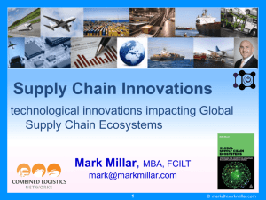 Global Supply Chain Series - Combined Logistics Networks