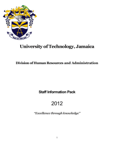 - University of Technology, Jamaica