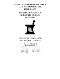 PDF - Faculty Of Pharmacy