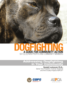 Dogfighting Community Action Guide