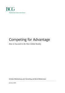 Competing for Advantage: How to Succeed in the New Global Reality