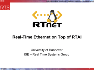 Real-Time Ethernet on Top of RTAI