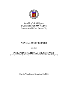 Republic of the Philippines COMMISSION ON AUDIT