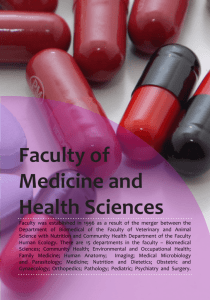 Faculty of Medicine and Health Sciences