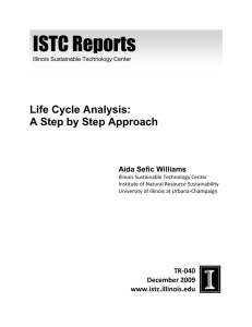 Life Cycle Analysis: A Step by Step Approach