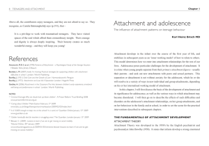 Article about attachment and adolescents